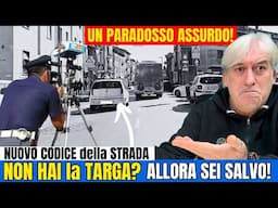 🆘 CODICE della STRADA, un PARADOSSO ASSURDO per le AUTO che GIRANO SENZA la TARGA!