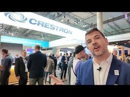 Crestron Booth Tour at #ise2025 Ventana microLED with AV-over-IP, Smart Home Innovations