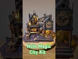 Holo Magic City kit is finished! I had so much fun making this miniature kit.