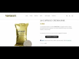 Sciascia Caffe 1919 capsule crema bar nespresso coffee/espresso pods taste test.