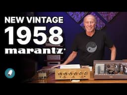 Unboxing Brand New 1958 Marantz Model 1 and 2.  The Beginning of High Fidelity!