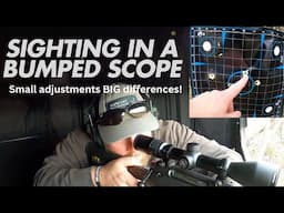 Sighting In A Bumped Scope | Tips For Sighting in a Scope | Rifle Scope Adjustments