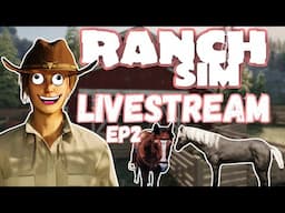 LET'S GET ANIMALS! 🔴 Ranch Sim Ep2 with Moon & @iceknight1110