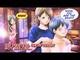 [Manga Dub] The beautiful receptionist got jealous...] [RomCom]