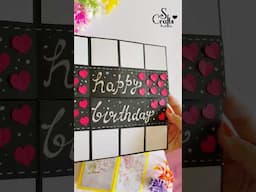 handmade gift ideas | greeting card for birthday easy scrapbook| S Crafts