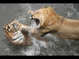 Tiger vs. Lion Who Would Win  2019 - Lion Tiger Fight Hunting!