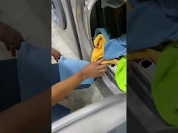 BEST WAY TO WASH YOUR TOWELS! #shorts #youtubeshorts #detailing #howto #diy #cleaning #carcare