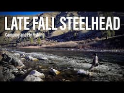 Truck Camping and Fly Fishing for Steelhead in FRIGID Conditions | Steelhead Chronicles