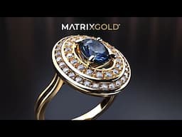 How To Create a Halo Ring in MatrixGold 3 — Jewerly Design