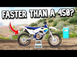 THE 350 IS ACTUALLY FAST IN MX BIKES?