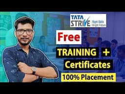 TATA FREE training + Certificate | tata strive skill development center | tata strive | TATA Jobs