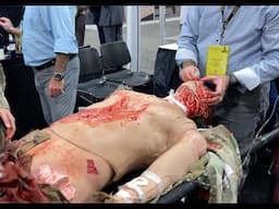 **GRAPHIC** MEDCOE Combat Medical Trainer at AUSA 2021