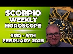 Scorpio Weekly Horoscope 3rd - 9th February 2025 + Astrology insights