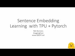 Sentence Embedding Learning  with TPU + Pytorch