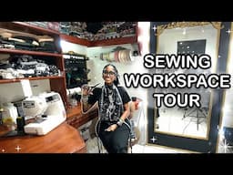 Behind the Seams: Sewing Workspace Tour & Organization Hacks ✧˖°.