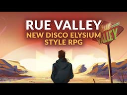 RUE VALLEY | AWESOME NEW Disco Elysium Style RPG (Gameplay Preview)