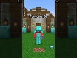 Fortune 3 VS Fortune 5,000 in Minecraft