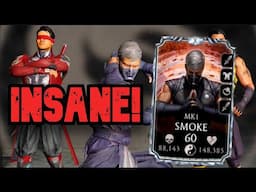 MK Mobile: This New Character SHOCKS Me! MK 1 SMOKE Gameplay.