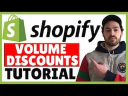 Shopify Volume Discounts Tutorial | How to Create Quantity Breaks In Your Store