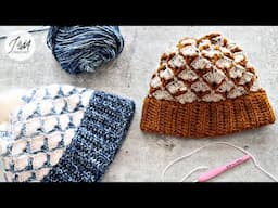 How to Make a Crochet Hat, Shells of One-Color Beanie, Beautiful Shells, Ladies Size Tutorial