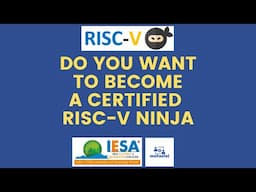 Do you want to become certified RISC-V Ninja