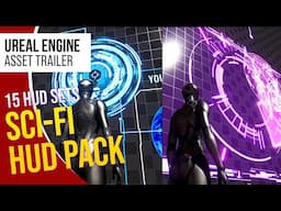 UE5 l 3D Sci-Fi HUD l Unreal Engine 5 (Trailer)