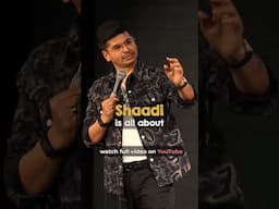 Shaadi is All about | Standup comedy by Rajat Chauhan #standupcomdey #standupcomedy