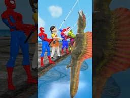 Siêu nhân nhện🕷️Spider-Man fishing challenge vs Squid game season 2 vs hulk #spiderman #squidgame