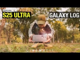 Samsung S25 ULTRA GALAXY LOG CINEMATIC VIDEO SETTINGS + RESULTS  | 100% PRACTICAL VIDEO