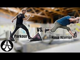 Ninja Warrior Tester vs. Parkour Pro Athlete