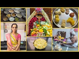 Thai Velli Special | 3வது தை வெள்ளி பூஜை | Navavarna Poojai | Sugarcane juice Sweet pongal |Prasadam