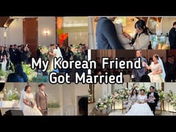 We went to our Korean friend’s wedding | finally they got married after many years