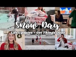 SNOW DAY | DAY IN THE LIFE MOM OF 4 | Tara Henderson