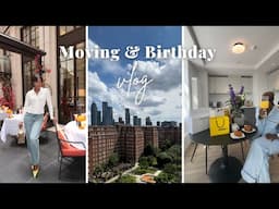 Moving vlog: Dream London home, unpacking + my birthday celebrations!