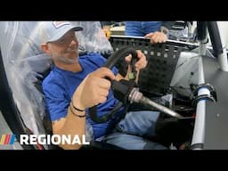 Behind the scenes: Burt Myers’ NASCAR Cup Series seat pour for the Clash at Bowman Gray Stadium