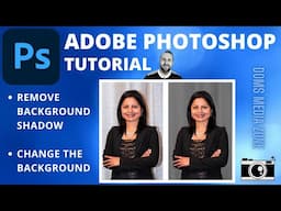 Photoshop Tutorial 2022 | Remove Background Shadows | Change the Background Exposure |