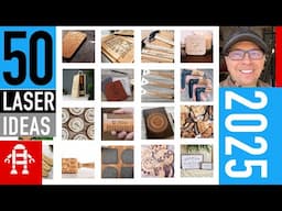 50 Things to Laser Engrave and Cut and Make Money in 2025 with a bonus inappropriate item - 10 Min