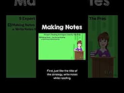 Reading Strategy: Making Notes | Special Education Resources #shorts