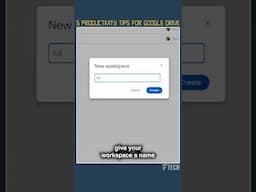 5 #productivity #tips for #Goggle Drive.  Learn how to manage your Google Drive more effectively.