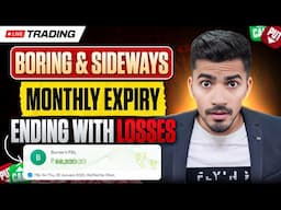 Live Trading : Why Beginners Fail in Sideways Markets!