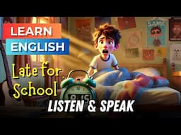 Late for School | Improve Your English | English Listening Skills - Speaking Skills | Daily Life