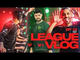 deixei abrir 1-0 e olha no que deu 🤣 | LEAGUE VLOG - EP1