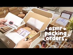 asmr packing orders for my small business / shop update 🍵