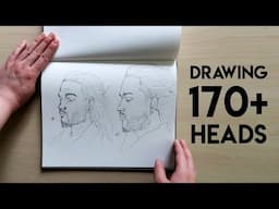 Sketchbook Tour | Drawing 170+ HEADS