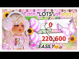 ✧˖° How to earn LOTS of Easter eggs EASILY 🫶🏼🐰 | EASTER 2024 🐣 | Adopt me ✨|  🎀 ItsSahara♡ ༘*.ﾟ