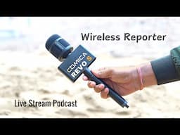 Comica Revo S : wireless handheld reporter microphone for mobile