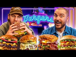 On mange TOUS les Burgers possibles ! Cheeseburger, Montagnard, Chicken, Waffleburger ect...