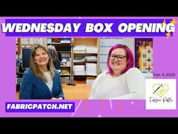 Fabric Box Opening!! Cutest collection from P&B, fancy Chicks an awesome HST ruler and FREE patterns