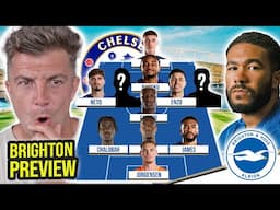 BRIGHTON vs CHELSEA FA CUP 4TH ROUND PREVIEW | NEW SYSTEM?