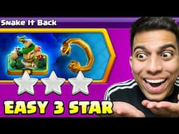 Easiest Way to 3 Star Snake it Back Challenge in Clash of Clans